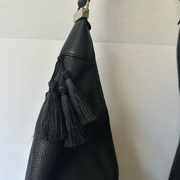 The Row Sling Pebbled-leather Shoulder Bag in Black 100% Authentic Rare - Picture 9 of 16